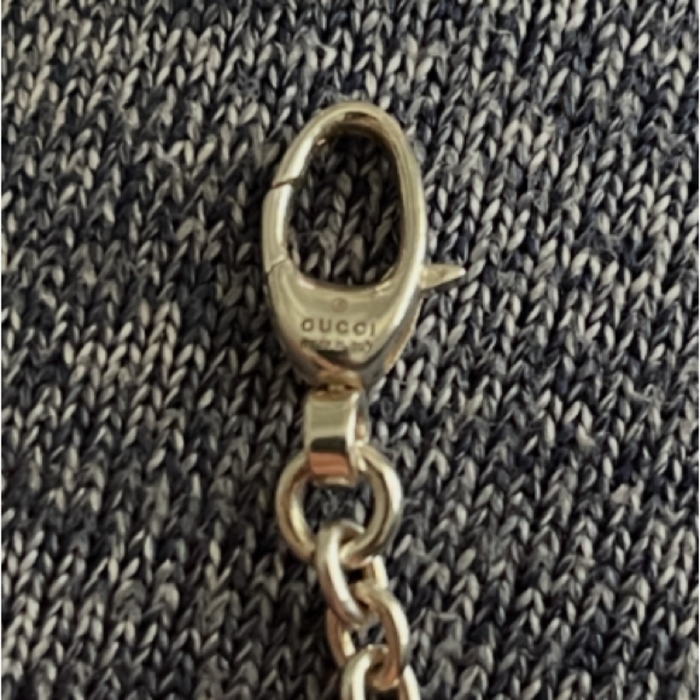 NWT Authentic Gucci Unisex Interlocking 925 Silver Necklace. - Picture 5 of 5